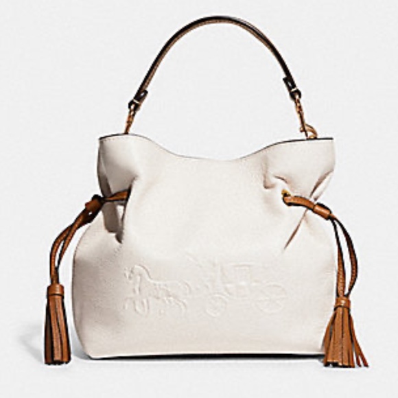 Coach Handbags - SOLD-- COACH LEATHER ANDY TOTE/CROSSBODY IN GORGEOUS CHALK MULTI - NWOT!